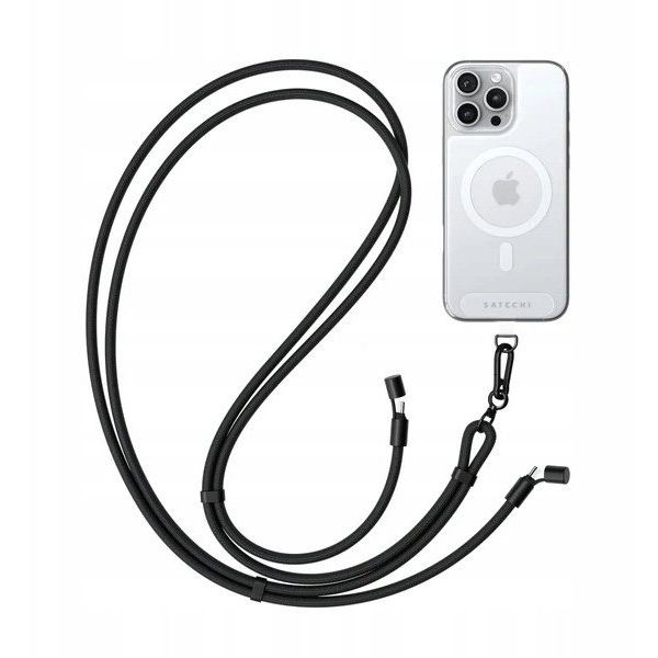 SATECHI OntheGo USB-C nyakpántos kábel fekete (ST-LOTGLK)