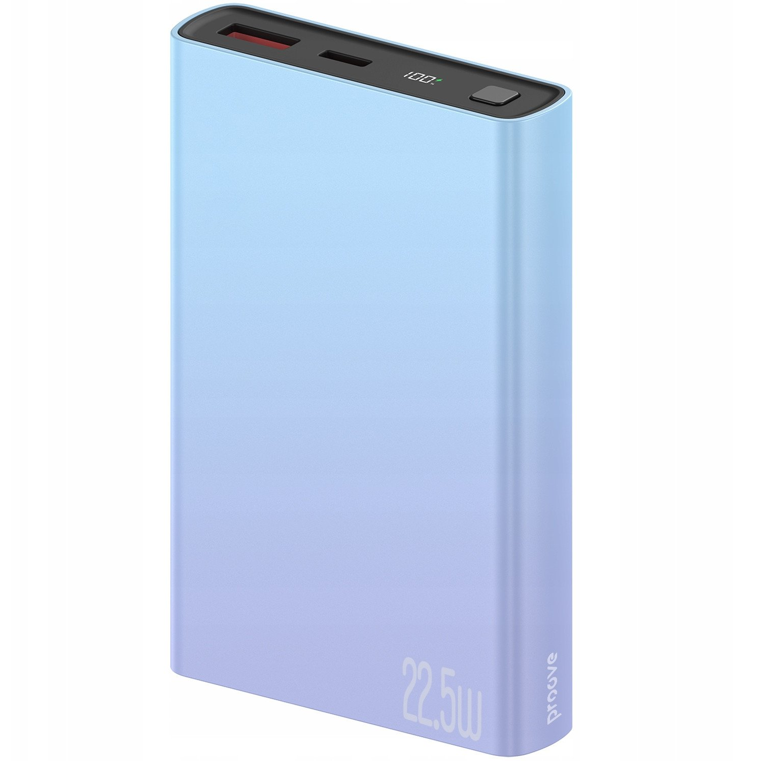 PROOVE Hyper Flux Plus SB10591 Power Bank 10000mAh 22,5W USB-A + USB-C Kék (SB10591)