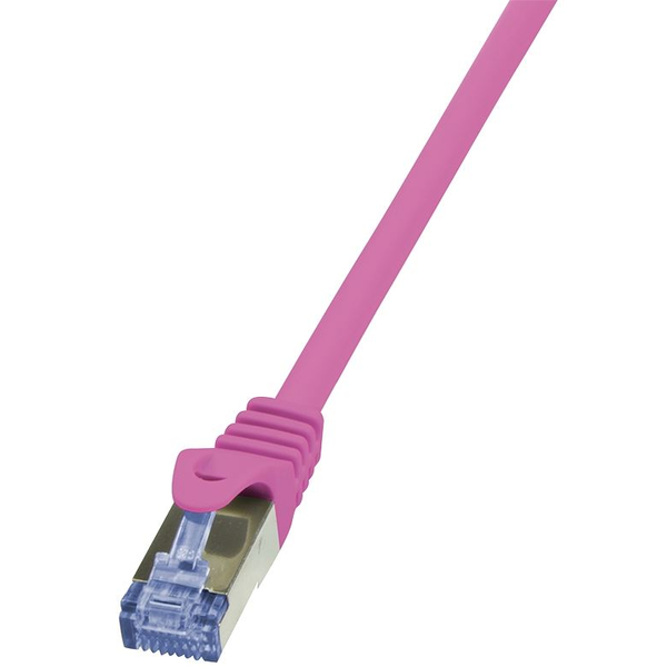 LogiLink Patchkabel CAT6A  S/FTP AWG26 PIMF  1,50m pink