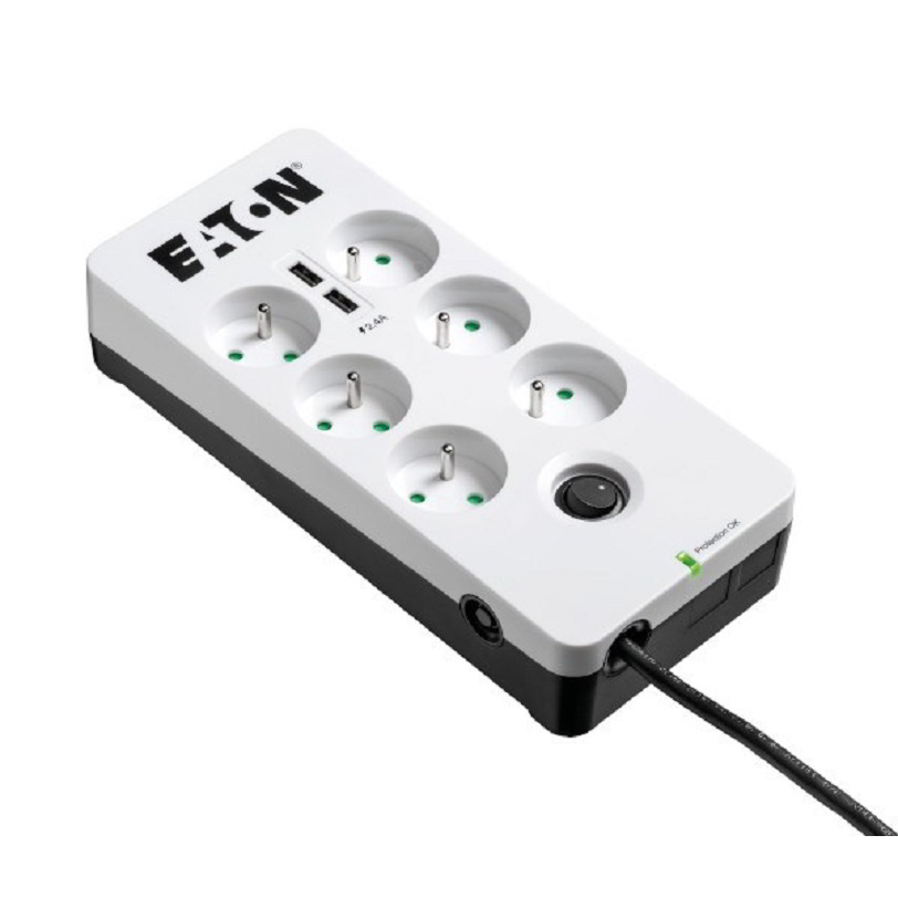 Eaton elosztó 6 aljzatos 1.5m - Fehér (PB6UF)