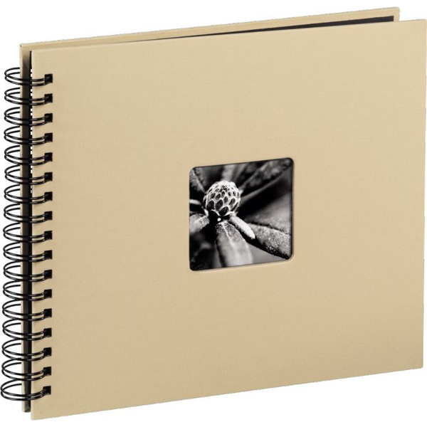 Hama 4047443167484 album fotografico e portalistino Grigio talpa 50 fogli 10 х 15 Rilegatura a spirale