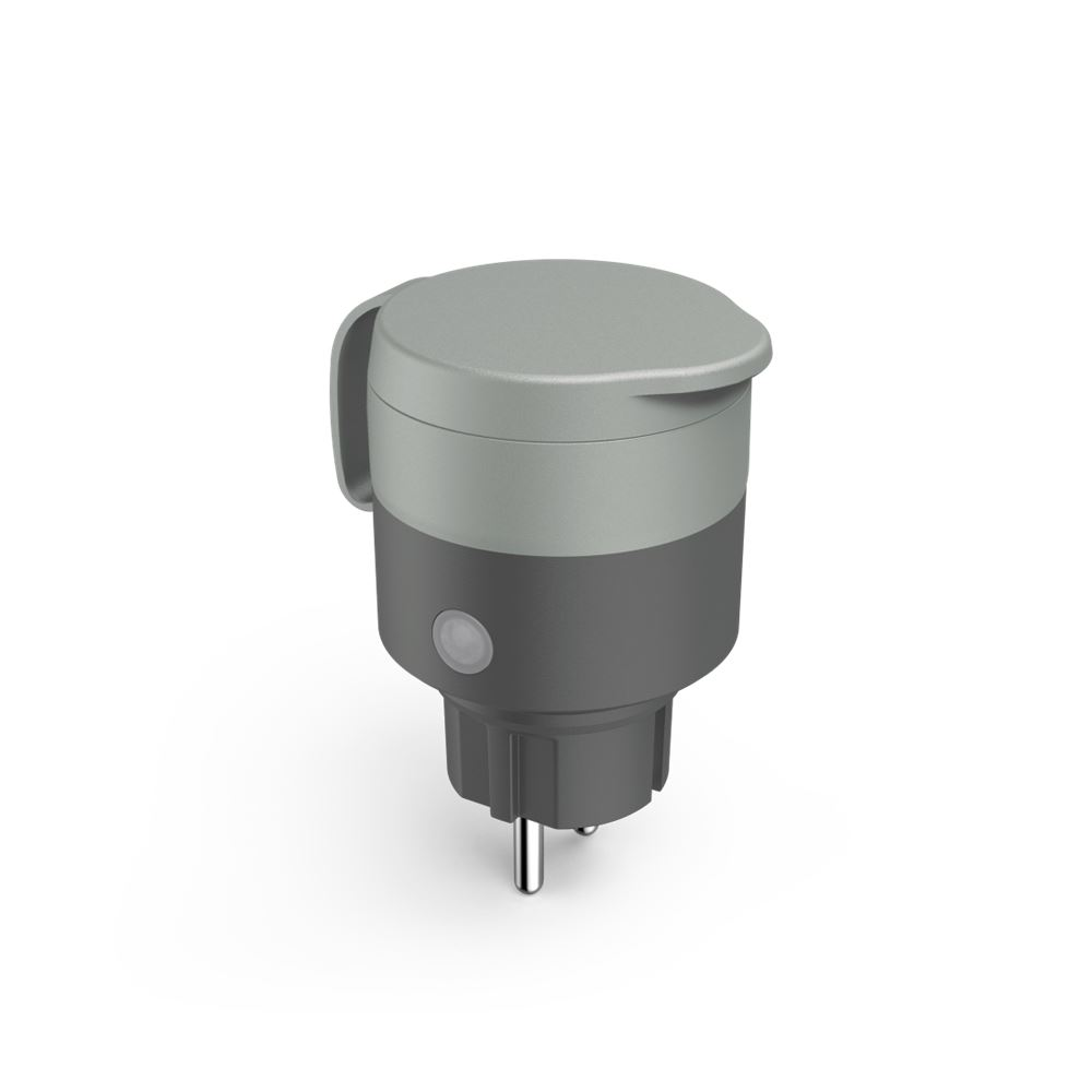 Hama Outdoor csatlakozóaljzat E típus Szürke (hama176624)