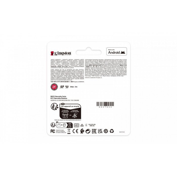 Kingston Technology Canvas Select Plus Gen3 SD Classe 10