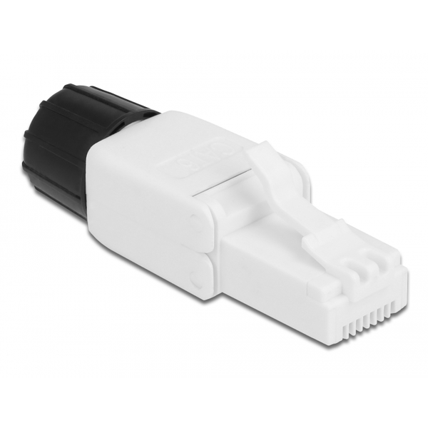 DELOCK RJ45 Stecker werkzeugfrei Cat.6 UTP mit Mutter