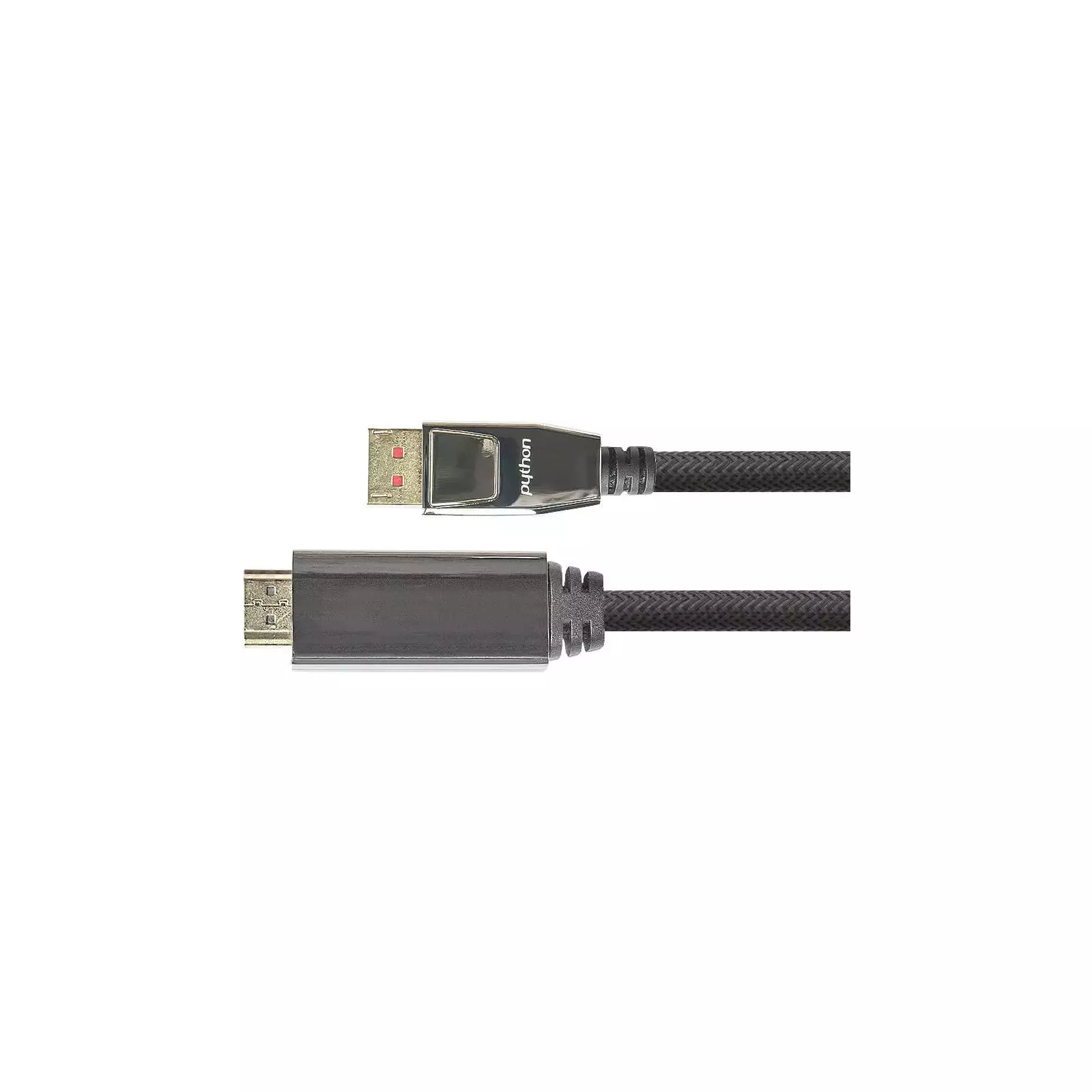 Python GC-M0218 DisplayPort 1.4 - HDMI 2.0 Kábel 1m - Fekete (GC-M0216)