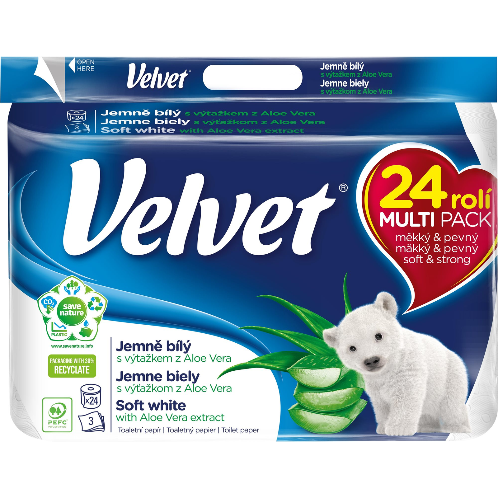 VELVET Soft White (24 db) (8594042234537)
