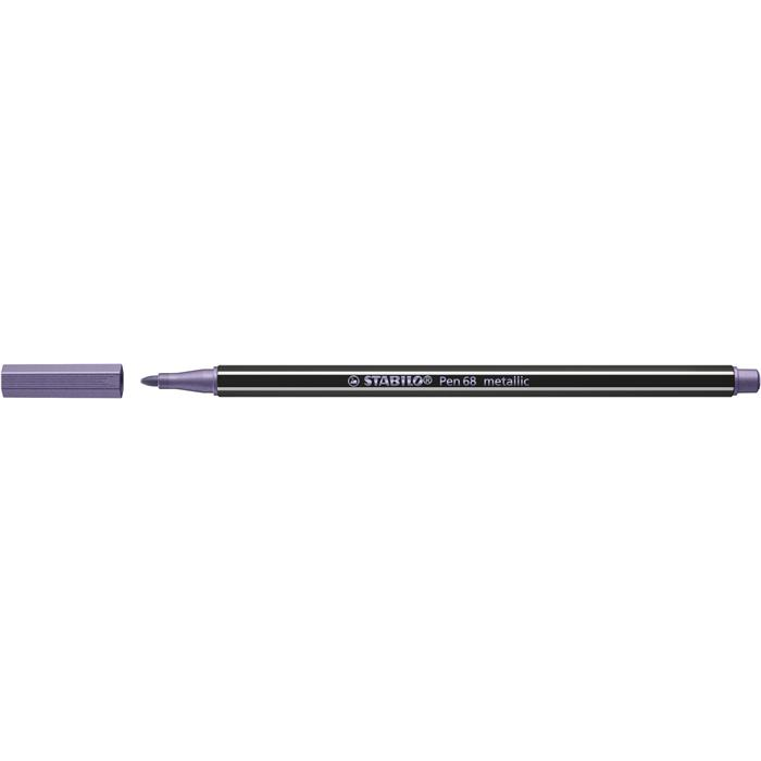Stabilo Pen 68 metallic 1,4 mm Rostirón - Metál lila (68/855)