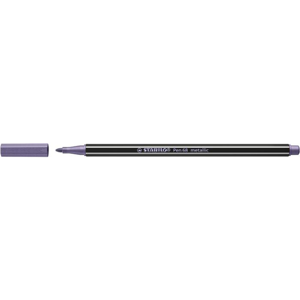 Stabilo Pen 68 metallic 1,4 mm Rostirón - Metál lila
