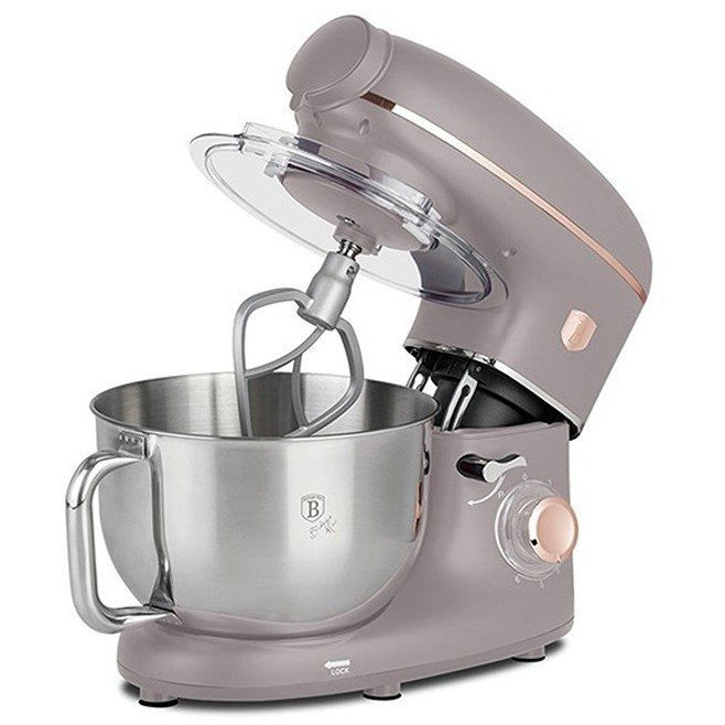 BerlingerHaus BH-9530 konyhai robotgép 1500 W, 5,5 l rozsdamentes acél tál (5999108480966)