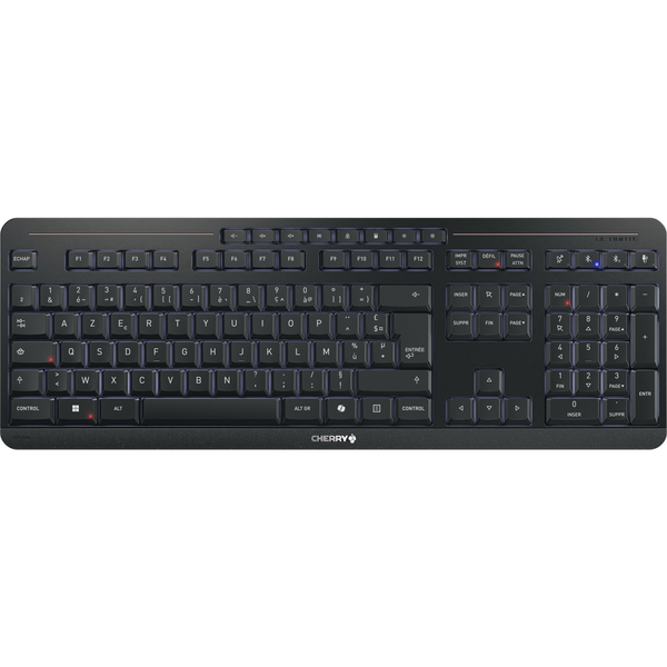 CHERRY Stream keyboard ultimate tastiera Casa/ufficio USB + RF Wireless + Bluetooth AZERTY Francese Nero
