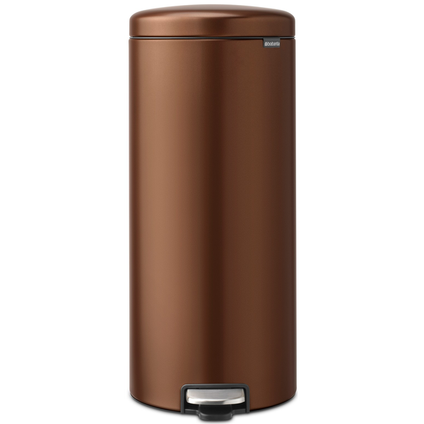 BRABANTIA 238789 NewIcon pedálos hulladékgyűjtő acél meleg tónusú bronz