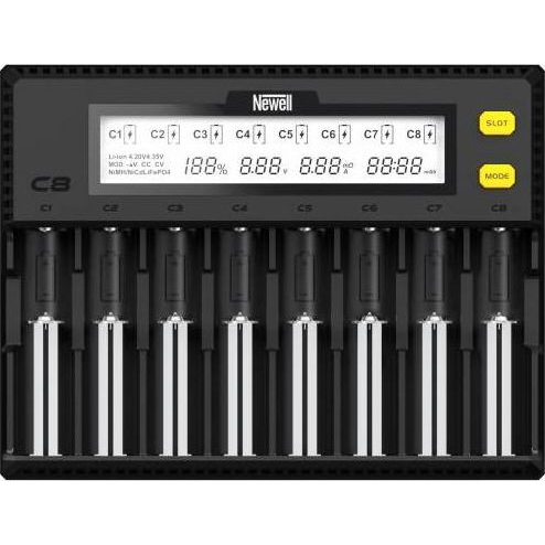 Nabíjačka Newell Smart C8 pre NiMH/Li-ion batérie
