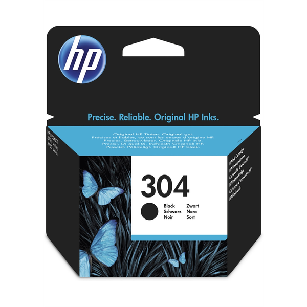 HP 304 fekete eredeti tintapatron (N9K06AE) - 120 oldal
