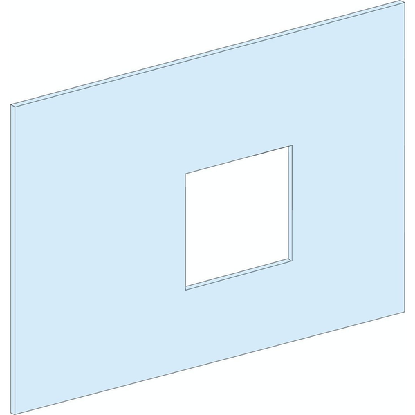 Schneider Electric PrismaSeT-P, előlap, ComPacT NSX/NSX Vigi400-630 3-4 tűs, függőleges, szélesség=650mm, magasság=9modul 1 db