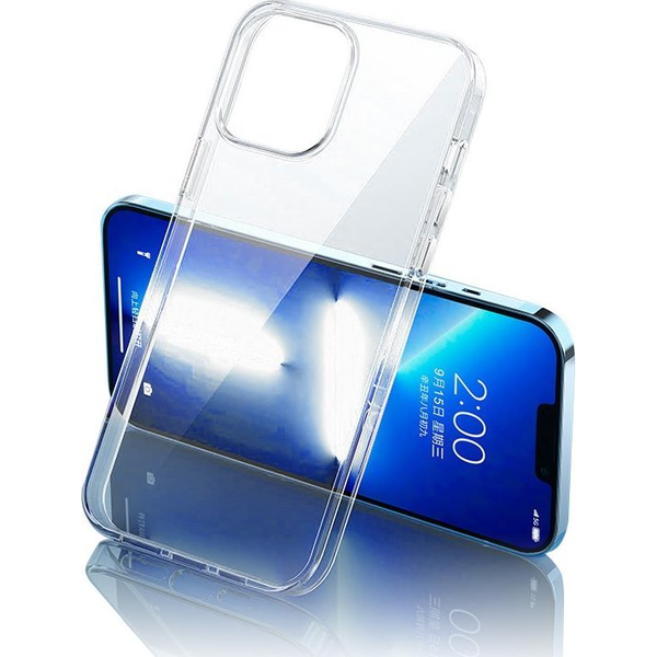 Kingxbar Elegant Series Tok iPhone 13 Pro Max Tok Hátsó Tok Átlátszó