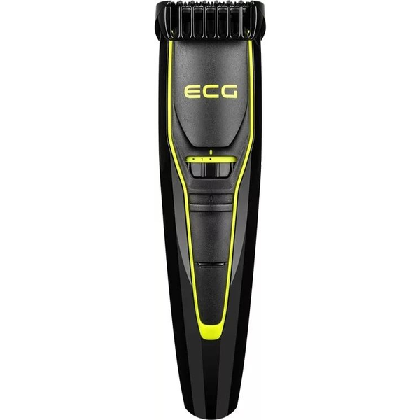 Тример за брада ECG ZS 1420, 20 дължини на подстригване с гребенови приставки, стоманени ножове, 8 часа време за зареждане - 40 минути време за работа, черно/жълто