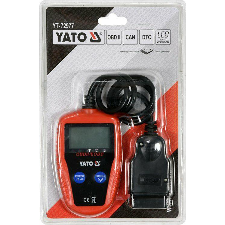 Yato YT-72977 Univerzális OBD2 Autós kódolvasó hibakereső Autódiagnosztikai eszköz (YT-72977)