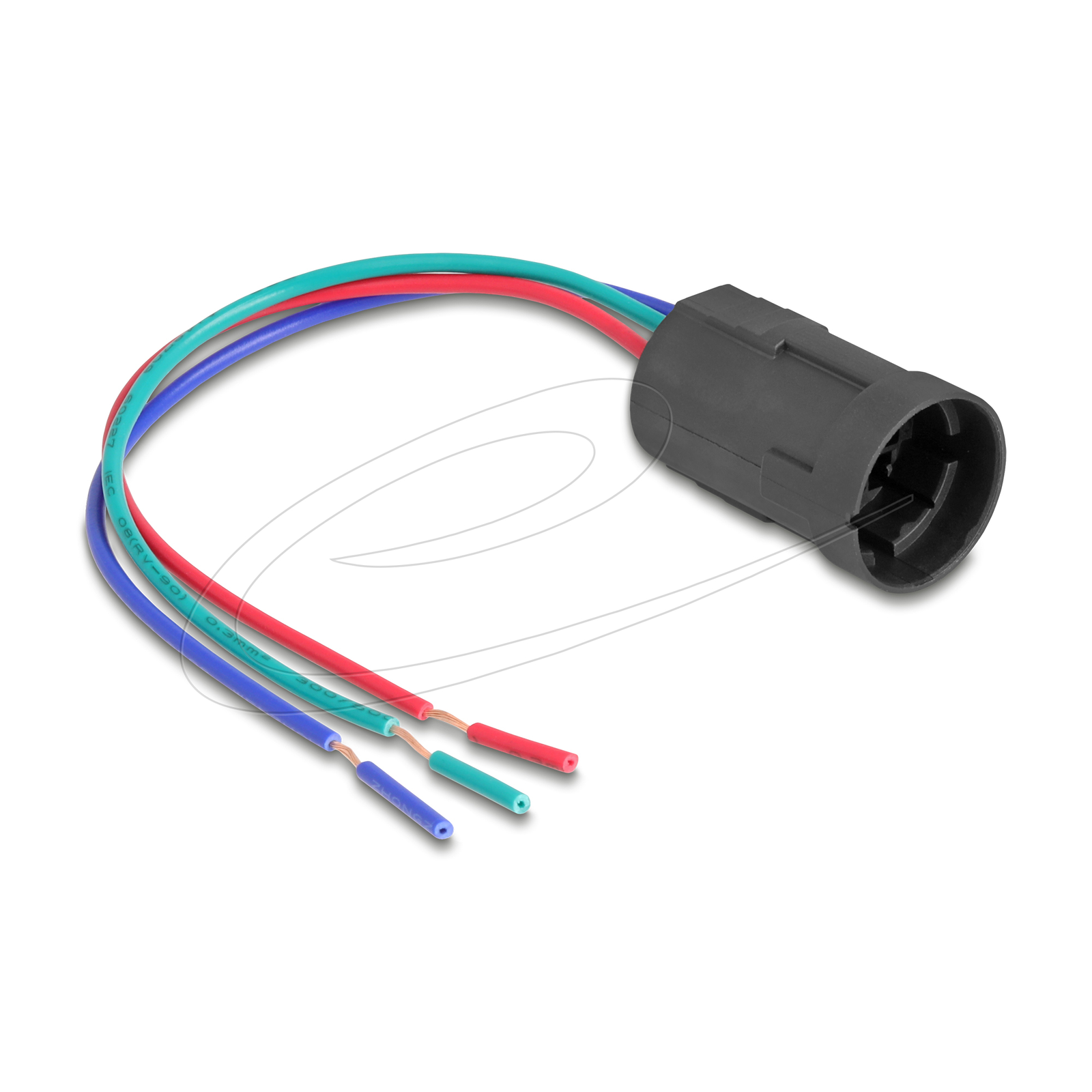 Delock Foglalat 19 mm-es 3 tűs Nyomó Gomb vagy Kapcsoló (90789)