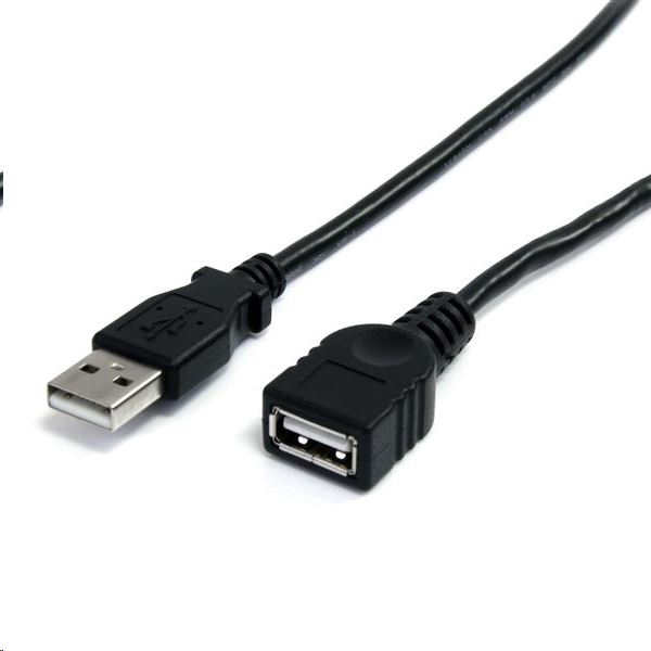 StarTech.com USB hosszabbító kábel fekete (USBEXTAA6BK)