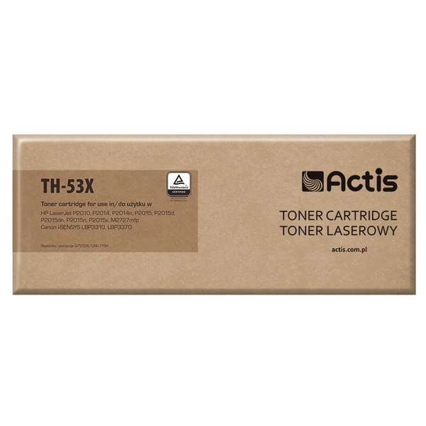 Toner Actis pro HP TH-53X černý (black)