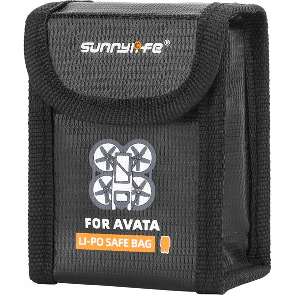 SunnyLife Táska Tűzálló táska akkumulátor, Dji Avata-hoz, fekete