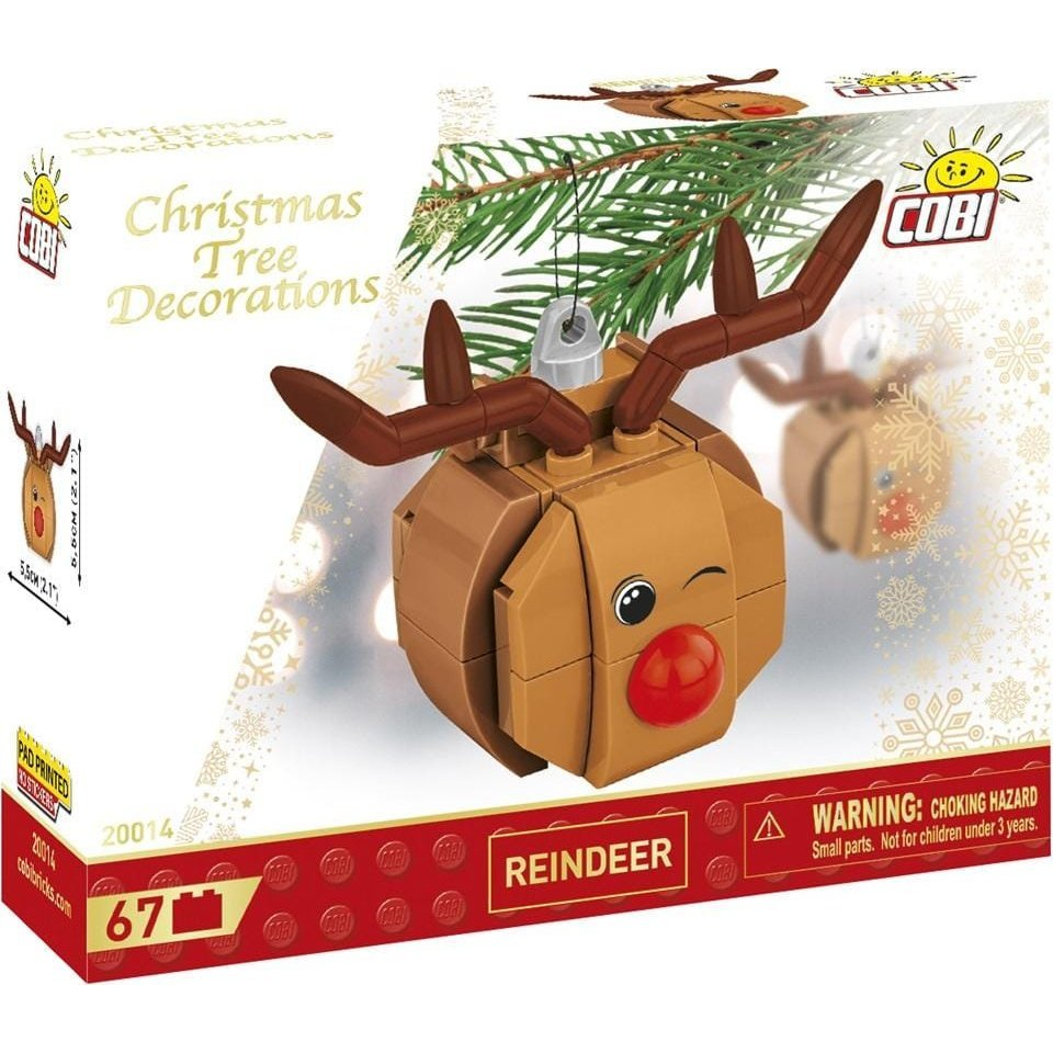 COBI: Karácsonyfadísz rénszarvas építőjáték (20014) (5902251200145)