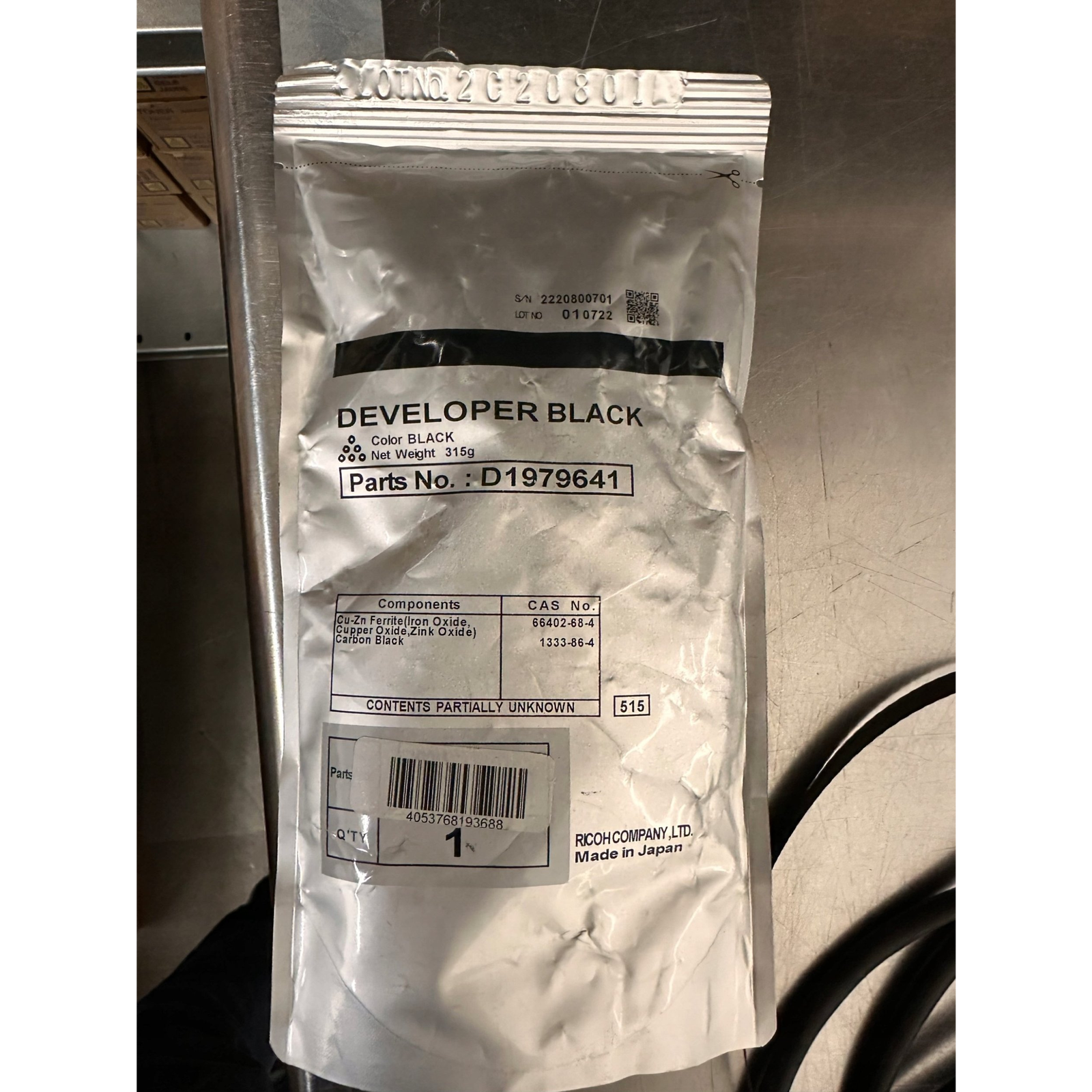 Ricoh D1979641 developer egység 120000 oldalak (D1979641)