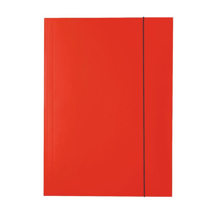 Esselte Economy A4 Karton gumis mappa - Piros (13436)