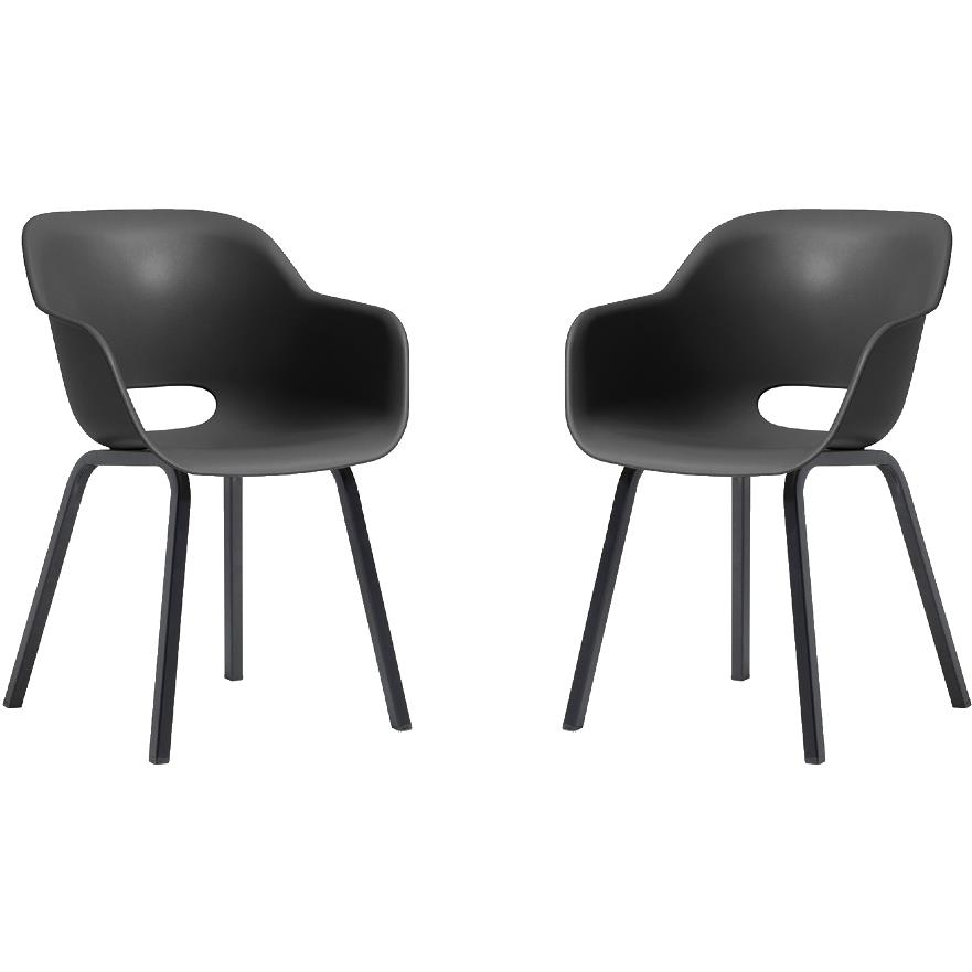 KETER Noa Duo kerti karosszék, grafit (260029)