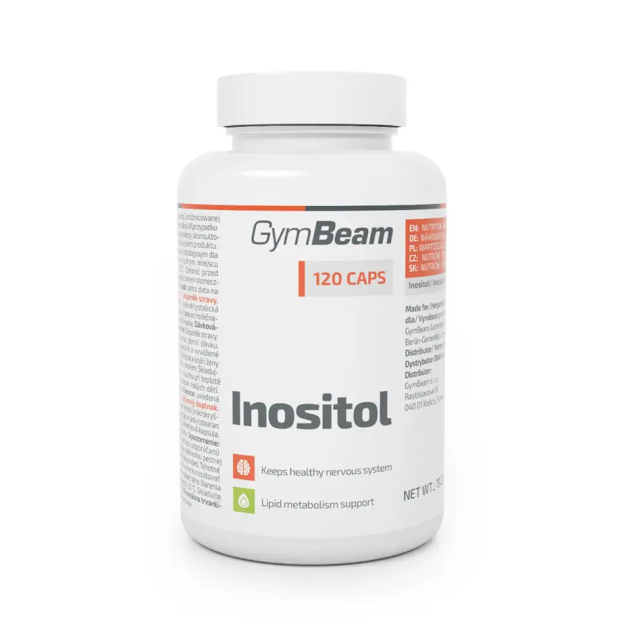 Inozitol (B8-vitamin) - 120 kapszula - GymBeam (HMLY-8586022211515)