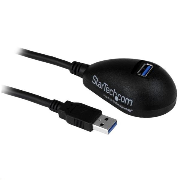StarTech.com USB3SEXT5DKB USB-kabel USB 3.2 Gen 1 (3.1 Gen 1) USB A Zwart