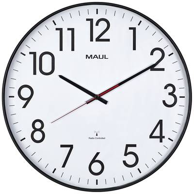 Maul (9054890) Rádiójel vezérlésű Falióra 477 mm x 5.5 cm x 54 mm Fekete (9054890)