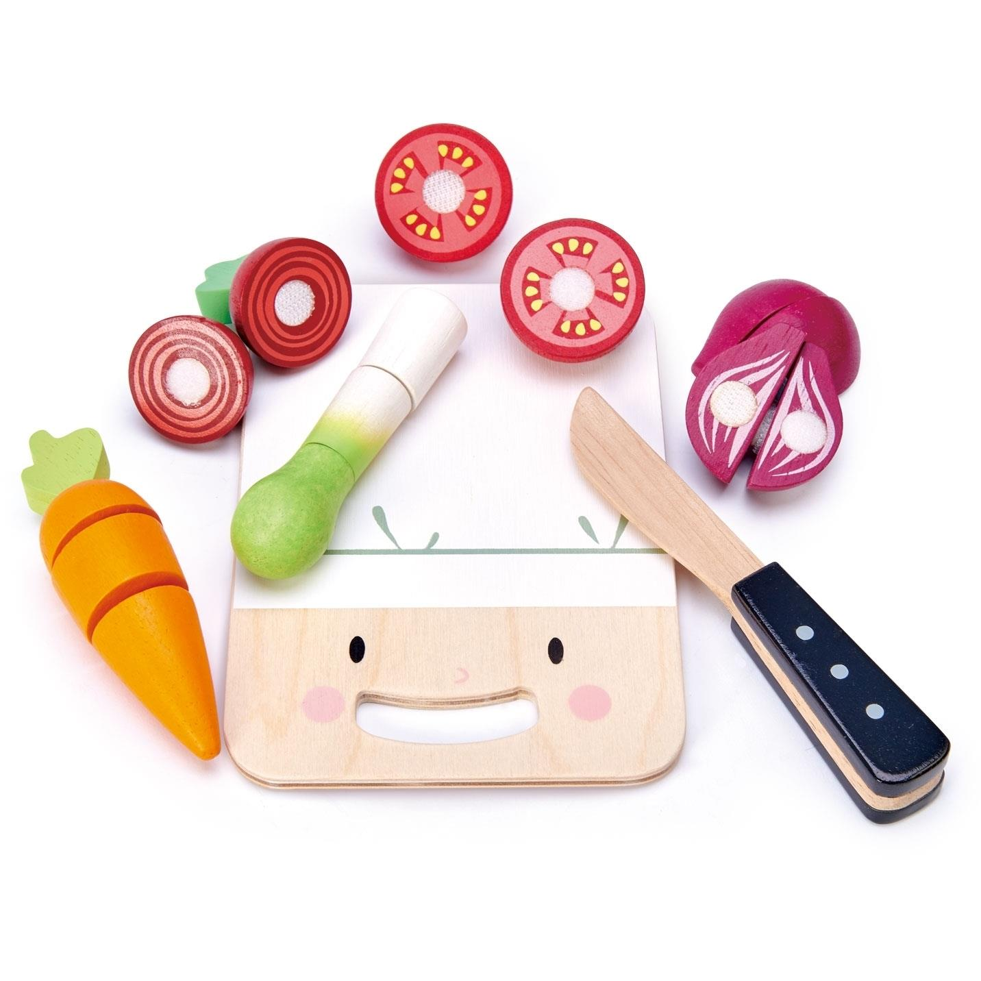 Tender Leaf Wooden Mini Chef Chopping Board (TL8274)