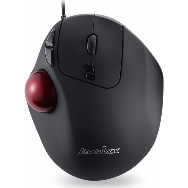 Perixx PERIMICE-517 Ergonomikus Trackball Egér Fekete 7 Gomb USB