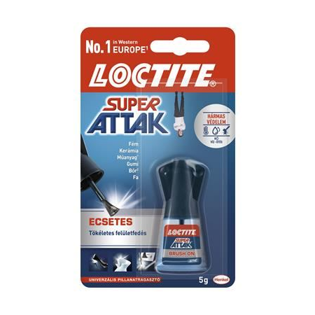 Henkel Loctite Super Attak pillanatragasztó ecsetes 5g (1178774) (H1178774)