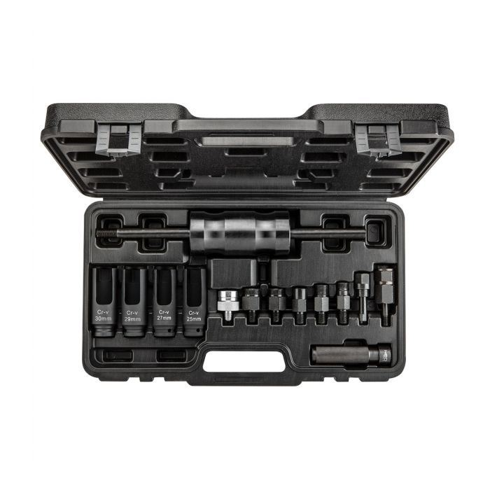 NEO Tools 11-883 Befecskendezőfej kihúzó készlet csúszó kalapáccsal 14db (11-883)