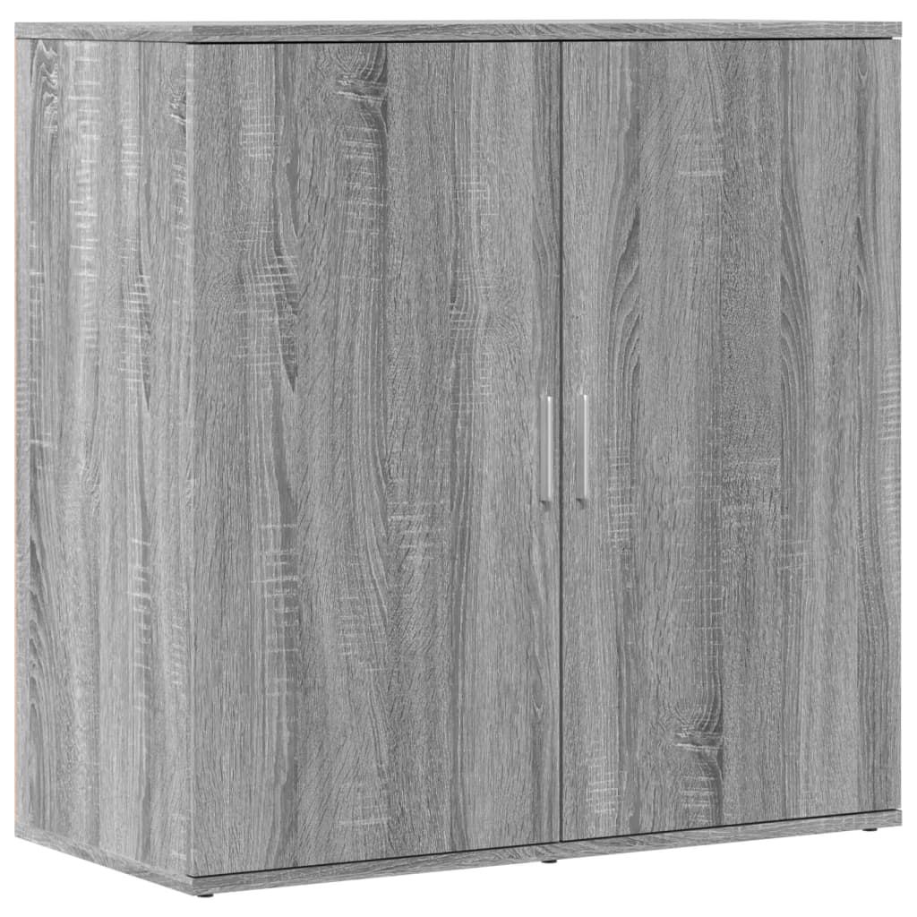 szürke sonoma színű szerelt fa tálalószekrény 79 x 38 x 80 cm (840518)