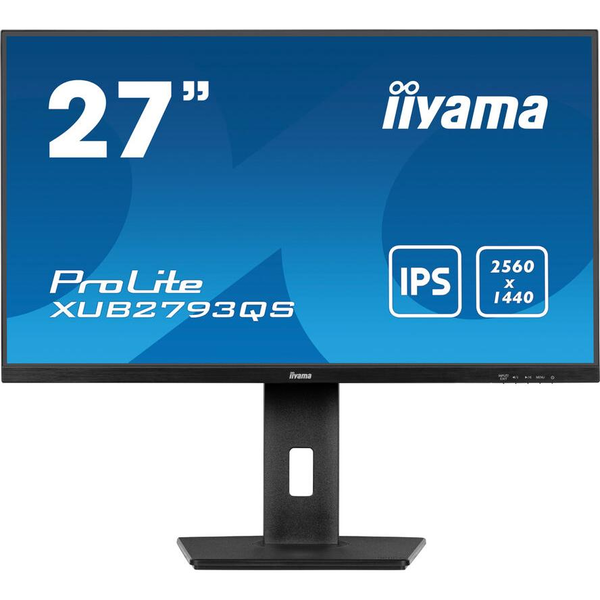 iiyama ProLite XUB2793QS-B7 компютърен монитор 68,6 см (27") 2560 x 1440 пиксела Quad HD LED Черен