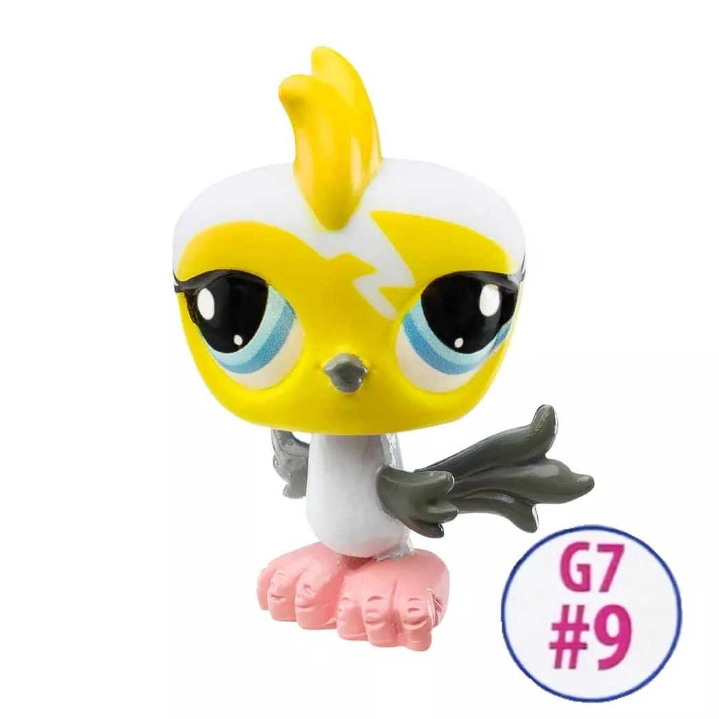 Hasbro Littlest Pet Shop Sárga madár Figura G7 #9 (LPS00520)