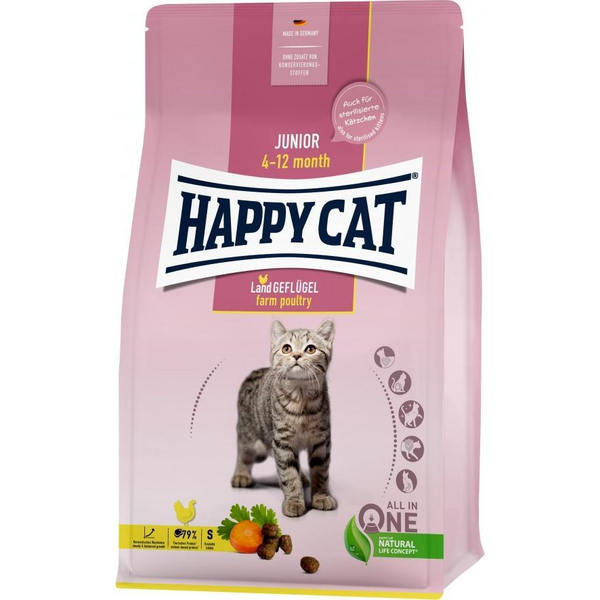 Happy Cat Junior Land Geflügel - Baromfi  300 G