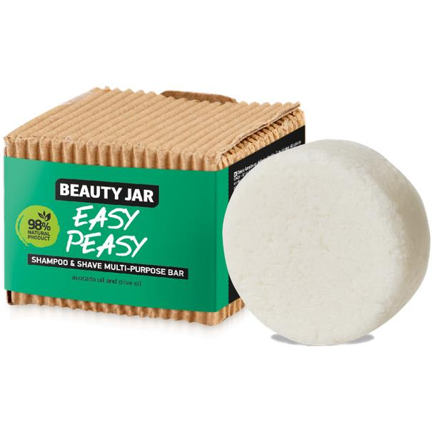BEAUTY JAR Easy Peasy sampon és borotvahab 2in1, 60 g (4751030831909)