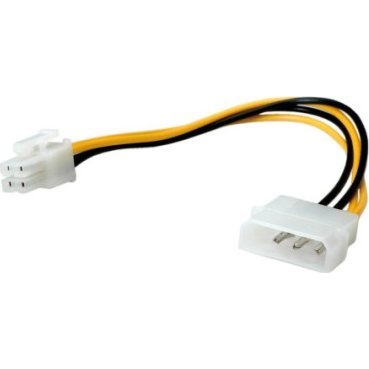 Roline Számítógép Csatlakozókábel [1x Molex 4 pólusú dugó - 1x ATX dugó, 4 pólusú] 0.15 m Többszínű