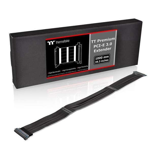 Thermaltake TT Premium AC-051-CO1OTN-C1 PCI-E 3.0 x16 Extender - 1000mm