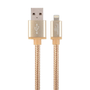 Gembird Cablexpert  USB -> Lightning kábel 1.8m aranyszínű (CCB-mUSB2B-AMLM-6-G)