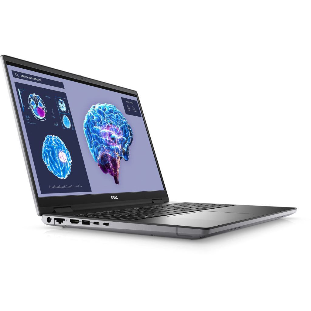 DELL Precision 7680 Laptop Core i7 13850HX 32GB 1TB SSD RTX3500 Ada Linux szürke (N008P7680EMEA_VP_UBU) (N008P7680EMEA_VP_UBU)
