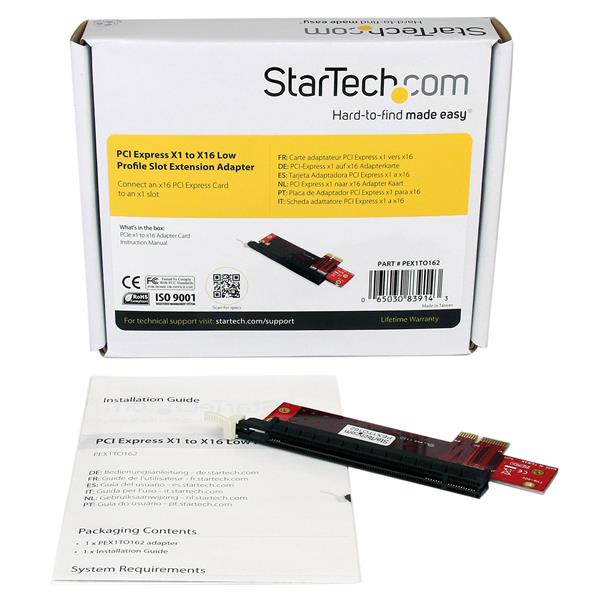 StarTech.com PEX1TO162 interface-kort/adapter Intern PCIe