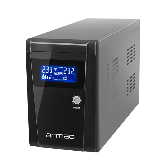 Armac O/1000E/LCD Office 1000E LCD 1000VA / 650W Vonalinteraktív Back-UPS