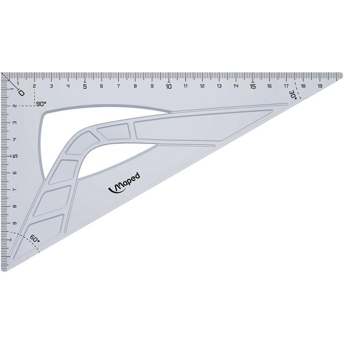 Maped "Geometric" háromszög vonalzó, 60°, 21cm (IMA242621) (IMA242621)
