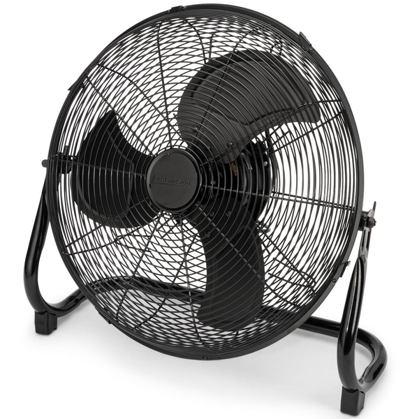VL 3066 BK Talni ventilator 45cm, kovinsko črn