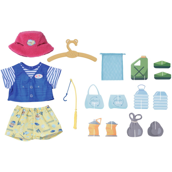 BABY born Teddy's Fisherman Outfit Poppenkledingset